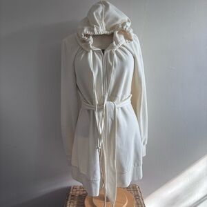 LUSH & PLUSH Jacket Belted Zip Front Hoodie